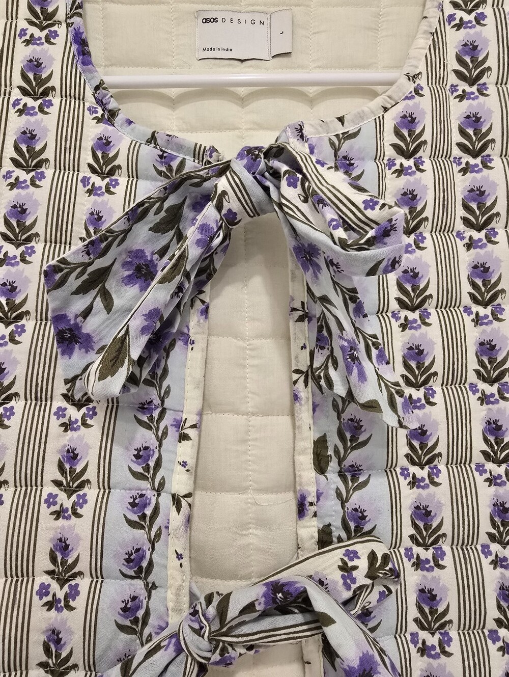 ASOS Quilted Vest With Bows - Picture 3 of 10
